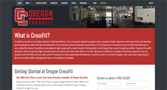 Desktop Screenshot of oregoncrossfit.com